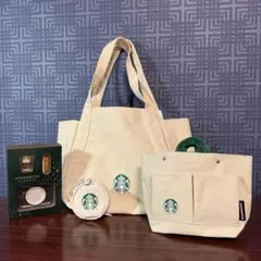 新品　スターバックス 4点セット トートバッグ ポーチ ミニバッグ リワード限定