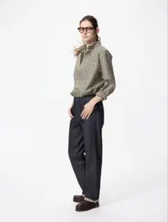 UNIQLO ユニクロ ブロードシャツ チェック L