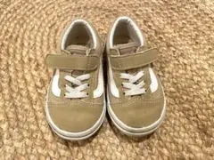 VANS キッズスニーカー　ベージュ　16cm