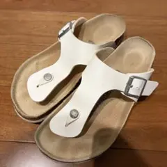 BIRKENSTOCK ホワイト 40 26.0cm ビルケン サンダルのサムネイル