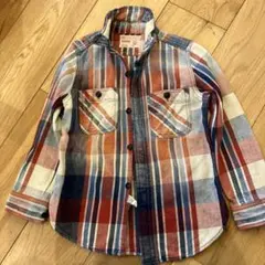 デニムダンガリー　子供用シャツ　120cm