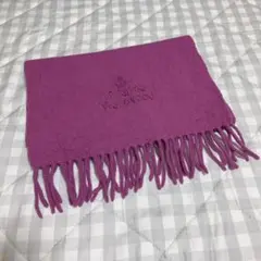 【ヴィヴィアン】紫　パープル　シンプルマフラー