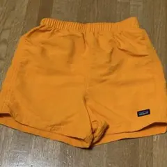 used パタゴニア　5T バギーズショーツ ベビー　キッズ　イエロー