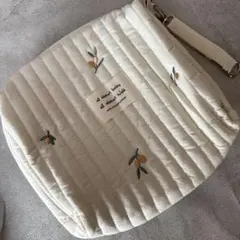 オムツ入れ　イブル　オリーブ刺繍