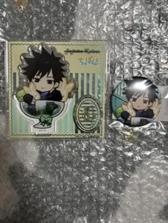 まるくじ 呪術廻戦 ちゃぽんっ！ 伏黒恵 アクリルスタンド 缶バッジ