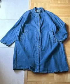 MUJI labo ジャパンファブリックデニム ノーカラー コート - メルカリ