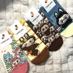 i miss you ラブブキャラクターソックス 4足セット