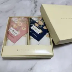 ラルフローレン ralphlauren 箱入り ハンカチ 2点 新品未使用のサムネイル