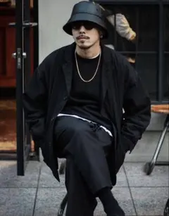 レザーバケットハット