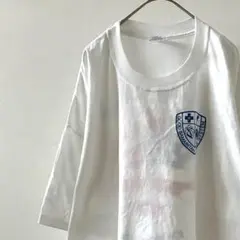 JERZEES Tシャツ 半袖 クルーネック バックプリント 2XL ゆったり