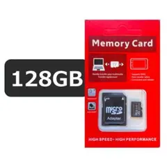 128GB microSDカード マイクロSDカードアダプター付き