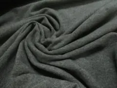 ソフトウール系ニット チャコールグレー 裏起毛タイプ160cm巾×1m
