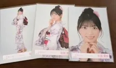 櫻坂46 生写真 佐藤愛桜3枚 2025浴衣