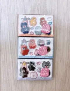 mojojojo ミニちゅるシール　新品未使用 3点セット未開封のサムネイル