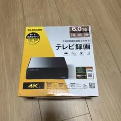 【新品・未使用】エレコム 外付けHDD ハードディスク 6TB