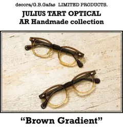 JULIUS TART OPTICAL AR 46 22 ブラウンのサムネイル