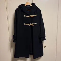 タグ付き未使用品！mizuiro ind ネイビー ダッフルコート 中古・古着通販】mizuiro-ind (ミズイロインド) Aラインダッフル