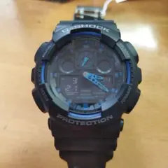 G-SHOCK GA-100 ブラック デジタル腕時計