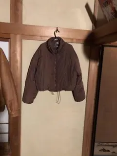 ブラウン ショート丈 ジャケット