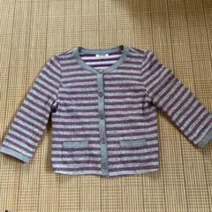 SONIA RYKIEL 七分袖　ボーダー　カーディガン　Mサイズのサムネイル