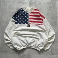 スウェット ナイロンジャケット