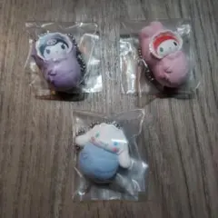 サンリオ おくるみベイビー マスコット3　クロミ　マイメロ　シナモン
