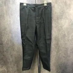 DUNLOP チェック柄 裏起毛パンツ Lサイズ　3518