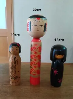 木製こけし人形セット