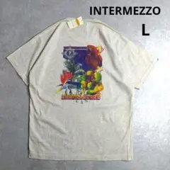 INTERMEZZO　プリントtシャツ　Vintage　デッドストック　Lサイズ