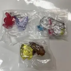 サンリオ　なかよしドロップチャーム 3種セミコンプリートセット
