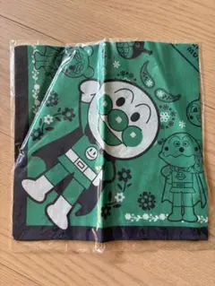 アンパンマン オリジナルバンダナ 緑×紺