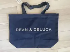 Dean&Deluca ネイビートートバッグ　Lサイズ