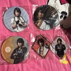 新品•未使用　刀ミュ　長曽祢虎徹　缶バッジ•アクリルキーホルダーセット