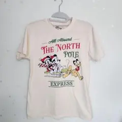 Disney ミッキー＆フレンズ クリスマス Tシャツ メンズM 古着