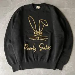 PEARLY GATES ニットセーター 毛100 ゴルフウェア ダークグレー