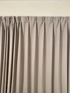 高さ:213cm 横幅:267cm 遮光カーテン レースセット　グレージュ