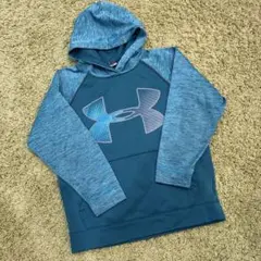 UNDER ARMOUR フード付きパーカー YMD 青緑 140150