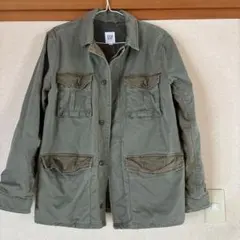三連休最終値下げしました！ GAP ミリタリージャケット カーキ