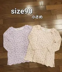 SHOO-LA-RUE 花柄Tシャツ 80サイズ