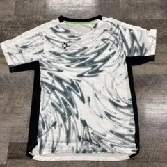 サッカーシャツ L ホワイト ブラック