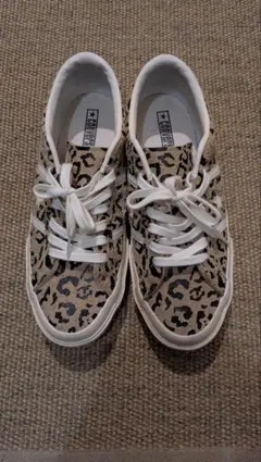 CONVERSE STAR&BARS LEOPARDSUEDE 28cm