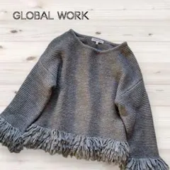 フリンジ ニット