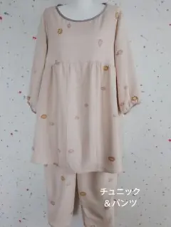 値下げ‼️身幅53《部分絞り-桜色セットアップ》着物リメイク