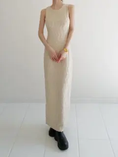 maison celon ロングワンピース SNIDEL - maison celon thin cami linen dressの通販 by ぽ