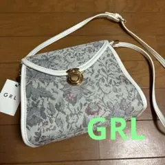 GRL 花柄刺繍ショルダーバッグ