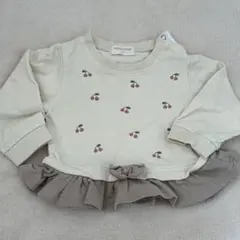 sweet melon トレーナー　長袖　さくらんぼ　チェリー 80