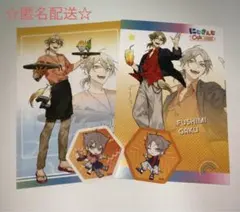 にじさんじ スイパラ ポストカード ステッカー 伏見ガク