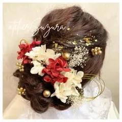 【金箔1枚付】 成人式 髪飾り 結婚式 卒業式 前撮り 水引 振袖 和装