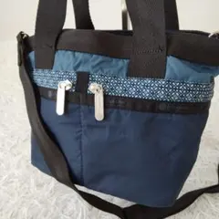 レスポートサック スモールマノン トートバッグ ネイビー 2way ショルダー