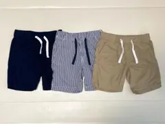 【美品】H＆M キッズ ショートパンツ 3枚セット 100cm